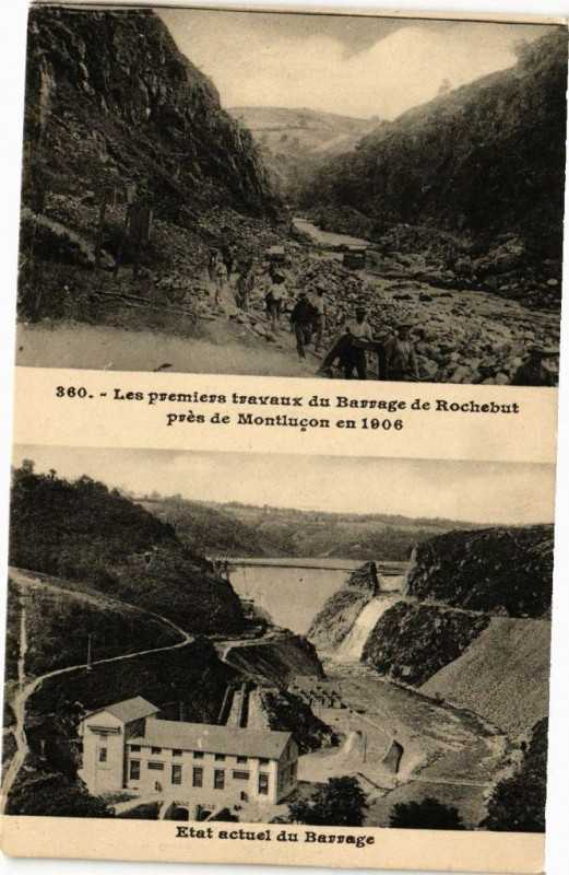 Carte postale ancienne Montlucon à Montluçon