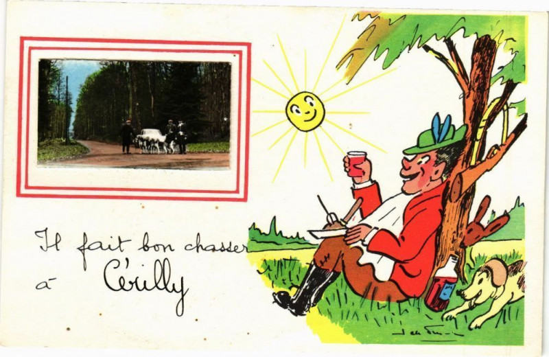 Carte postale ancienne Cerilly à Cérilly
