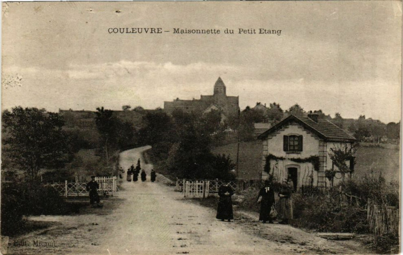 Carte postale ancienne Couleuvre Maisonnette du Petit Etang à Couleuvre