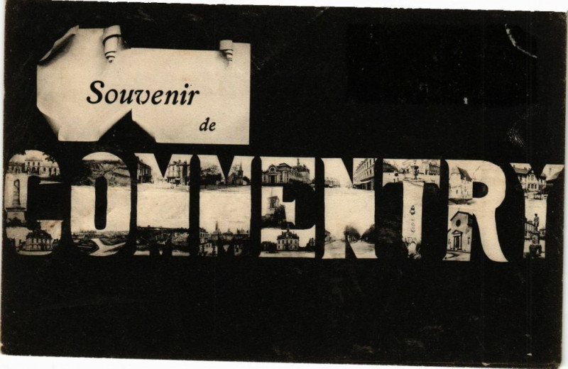 Carte postale ancienne Souvenir de Commentry à Commentry