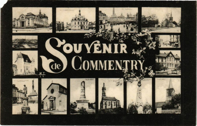 Carte postale ancienne Souvenir de Commentry à Commentry
