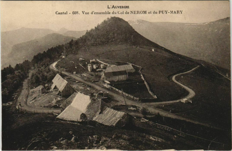 Carte postale ancienne Vue d'ensemble du Col de Nerom France