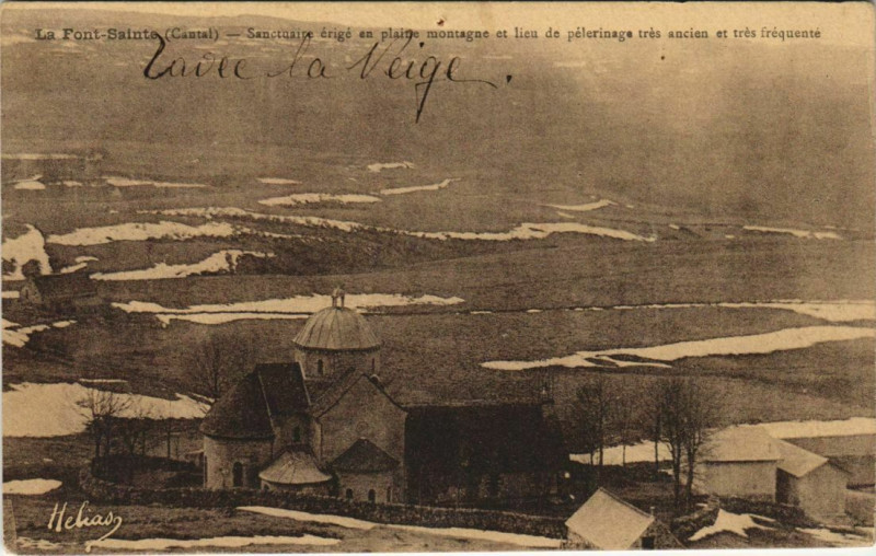 Carte postale ancienne La Font-Sainte France