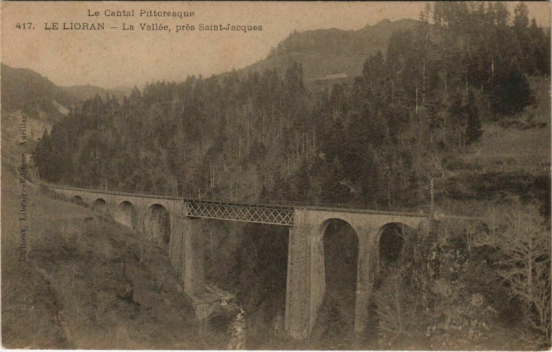 Carte postale ancienne Le Lioran La Vallee, pres Saint-Jacques France