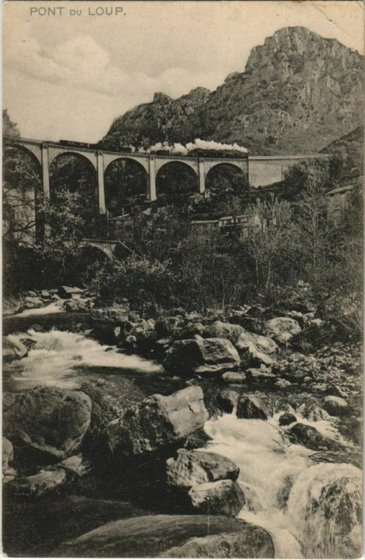 Carte postale ancienne Pont du Loup France