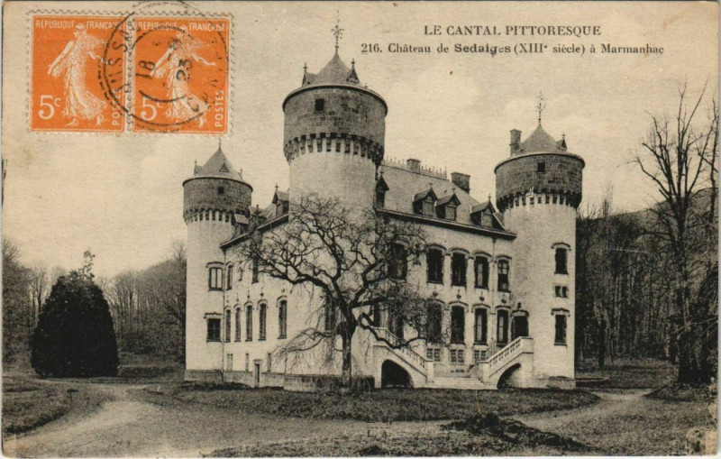 Carte postale ancienne Chateau de Sedaiges France