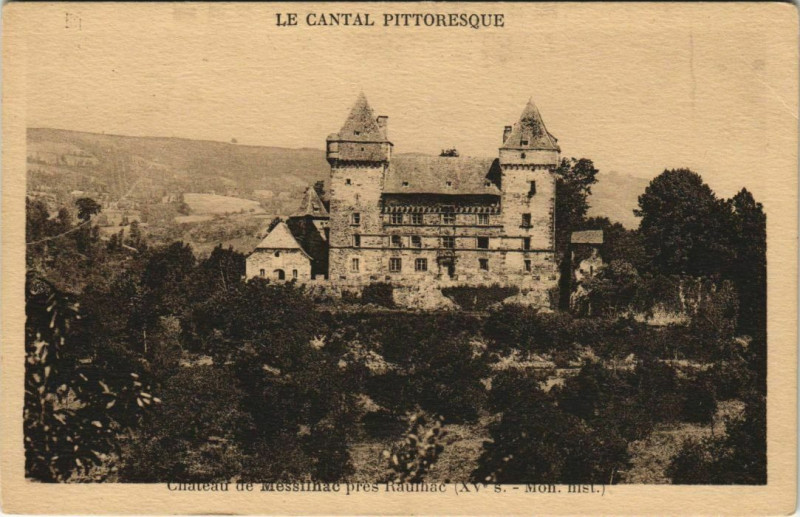 Carte postale ancienne Chateau de Messlinac France
