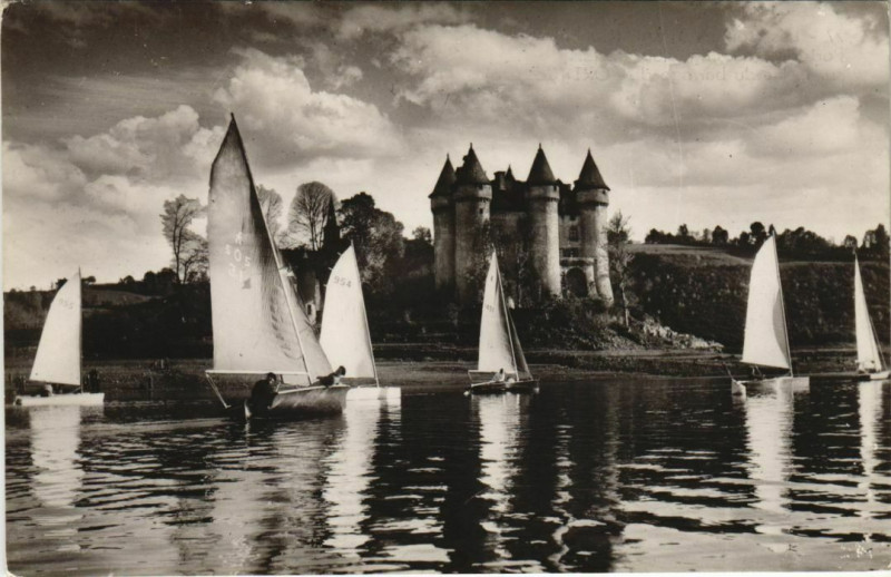 Carte postale ancienne Port du Yachting Club Bortois France
