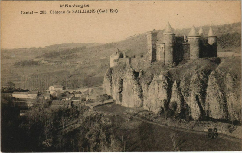 Carte postale ancienne Chateau de Sailhans France