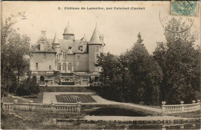 Carte postale ancienne Chateau de Lamothe France