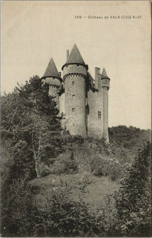 Carte postale ancienne Chateau de Vals France