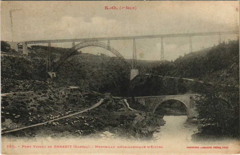 Carte postale ancienne Viaduc de Garabit France