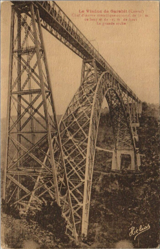 Carte postale ancienne Viaduc de Garabit France