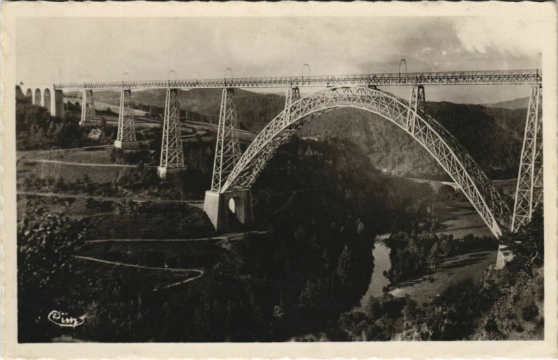 Carte postale ancienne Viaduc de Garabit France