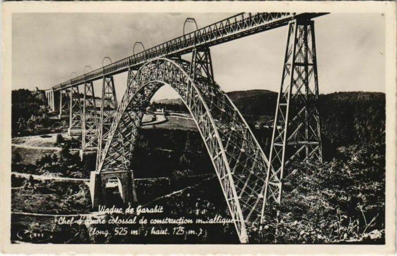 Carte postale ancienne Viaduc de Garabit France