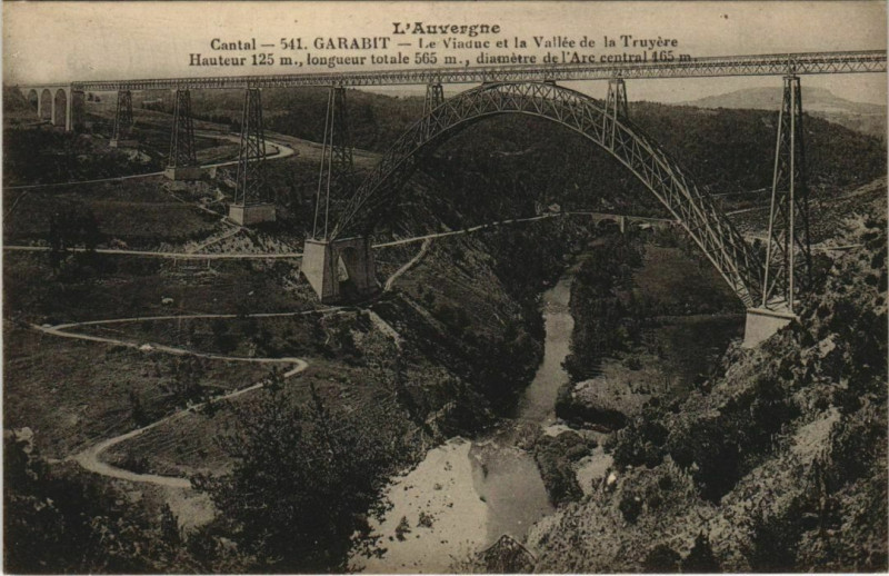 Carte postale ancienne Viaduc de Garabit France