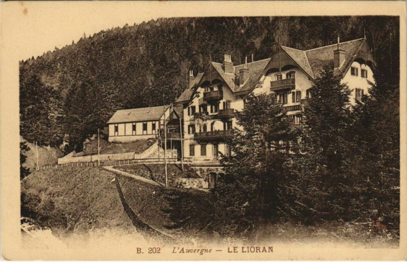 Carte postale ancienne Le Lioran France