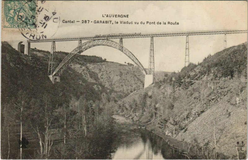 Carte postale ancienne Viaduc de Garabit France