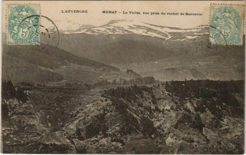 Carte postale ancienne Murat La Vallee France à Murat