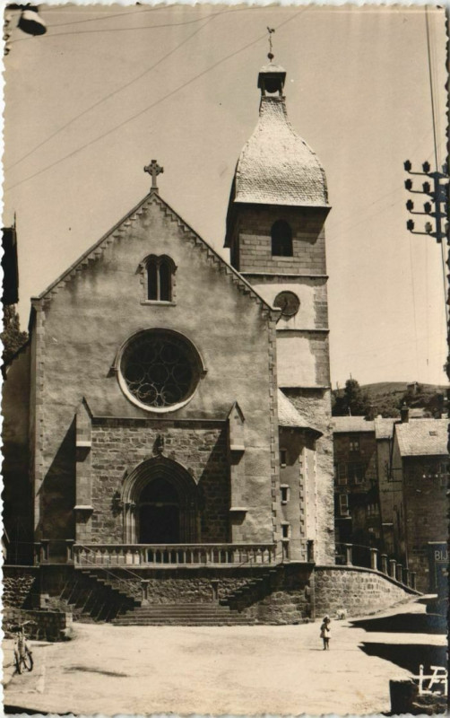 Carte postale ancienne Murat Eglise France à Murat