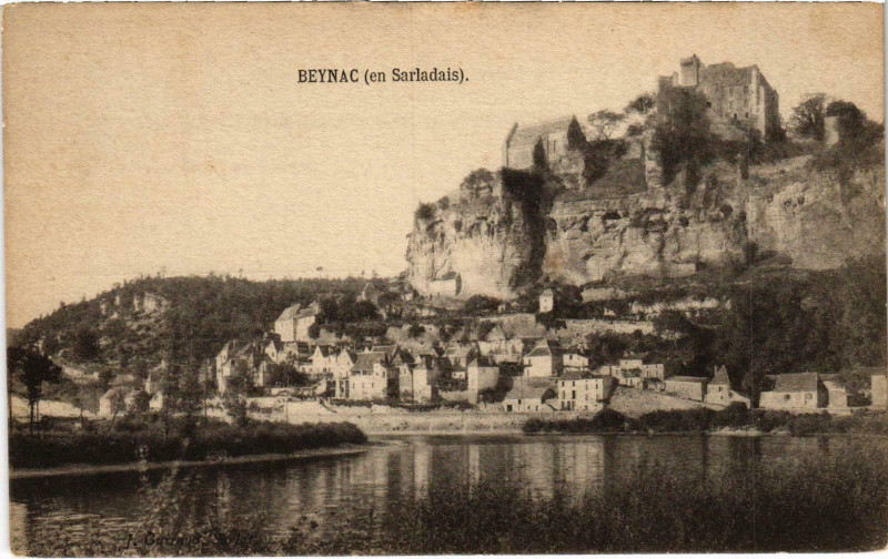 Carte postale ancienne Beynac Cantal