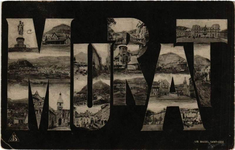 Carte postale ancienne Murat - Scenes à Murat