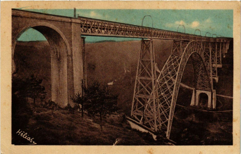 Carte postale ancienne Le Viaduc de Garabit