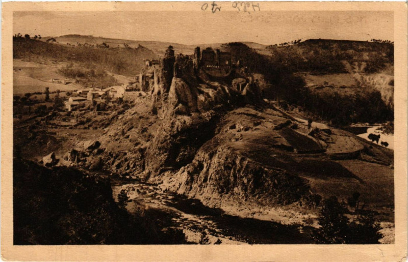 Carte postale ancienne La Region du Velay - La Vallée de la Loire et le Chateau