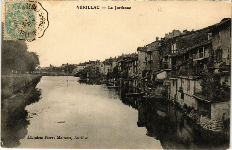 Carte postale ancienne Aurillac - Le Jordanne à Aurillac