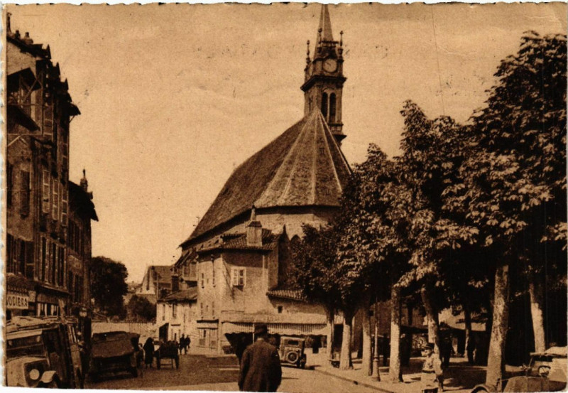 Carte postale ancienne Aurillac - Eglise N.-D. aux Neiges à Aurillac