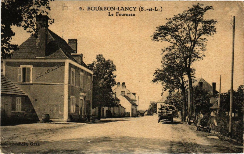 Carte postale ancienne Bourbon-Lancy Le Fourneau à Bourbon-Lancy