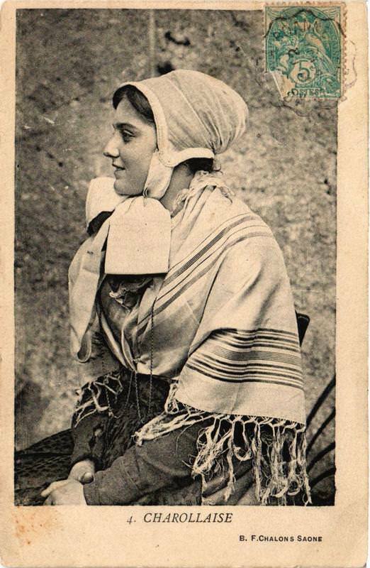 Carte postale ancienne Charollaise