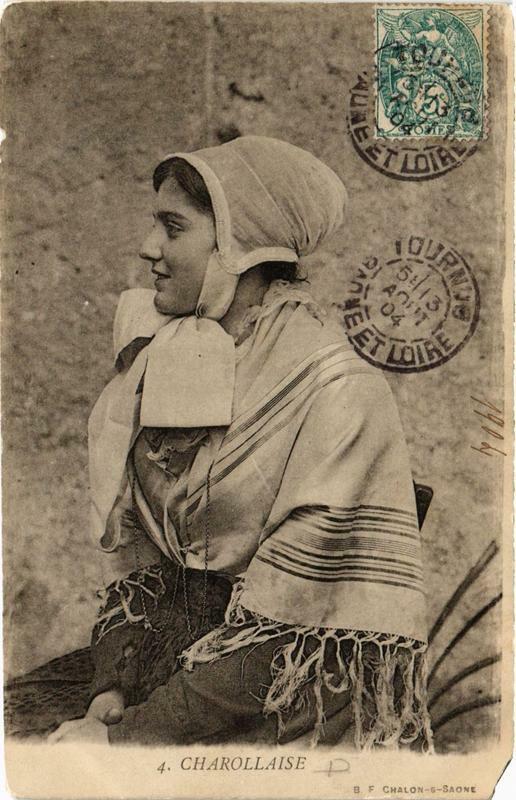Carte postale ancienne Charollaise