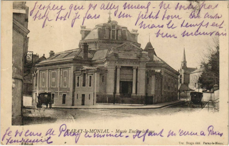 Carte postale ancienne Paray-le-Monial - Musée Eucharistique à Paray-le-Monial