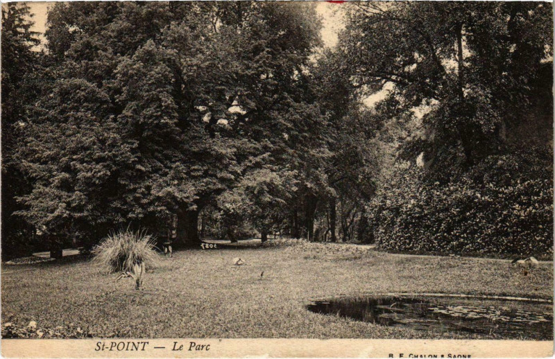 Carte postale ancienne St. Point Le Parc