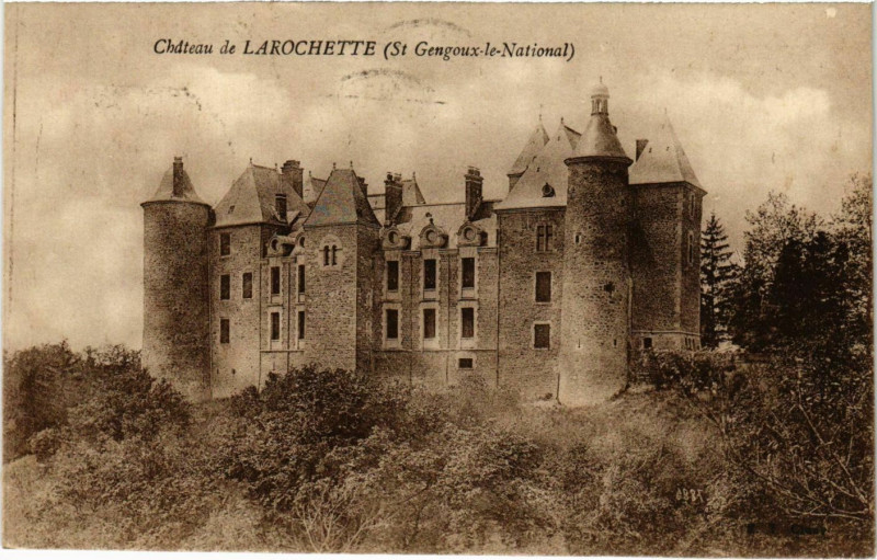 Carte postale ancienne Chateau de Larochette à Château