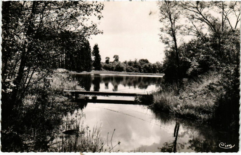 Carte postale ancienne Antully Etang du Martinet France à Antully