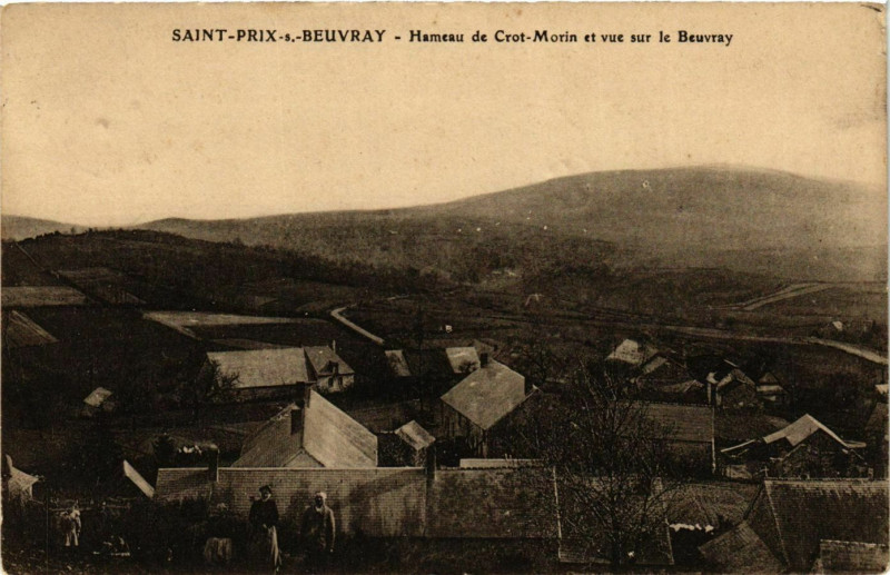 Carte postale ancienne Saint-Prix s Beuvray Hameau de Crot Morin France à Saint-Prix