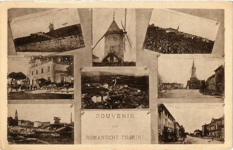 Carte postale ancienne Souvenir de Romaneche-Thorins France à Romanèche-Thorins