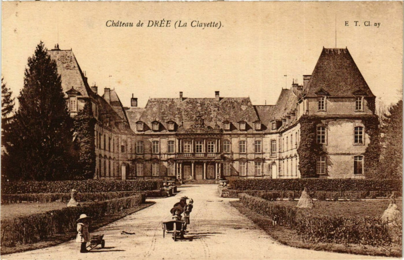 Carte postale ancienne Chateau de Drée à Curbigny