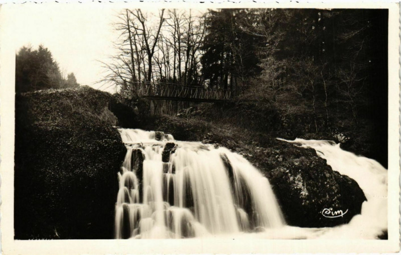 Carte postale ancienne Brandon Cascade France