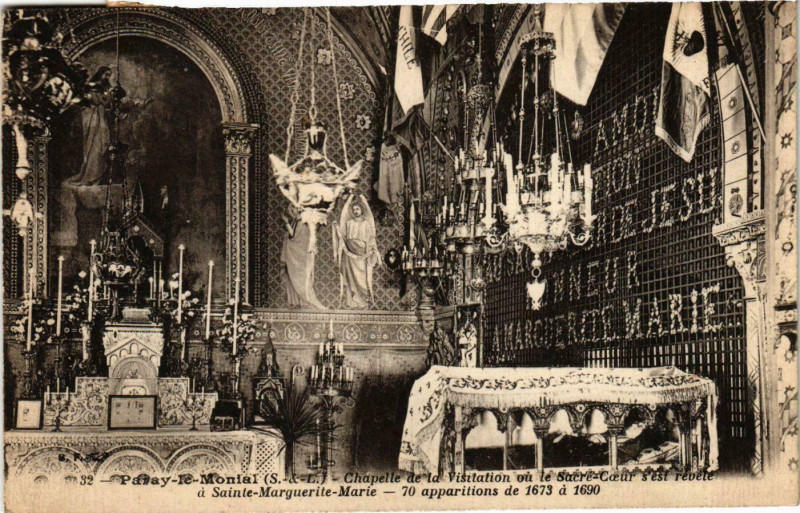 Carte postale ancienne Paray le Monial Chapelle de la Visitation France à Paray-le-Monial