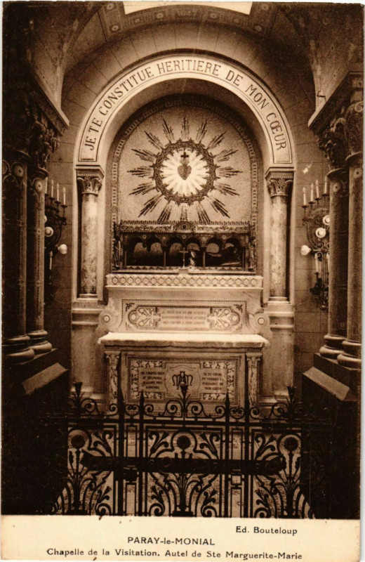 Carte postale ancienne Paray le Monial Chapelle de la Visitation France à Paray-le-Monial
