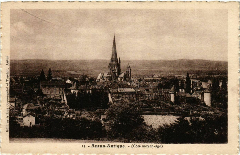 Carte postale ancienne Autun France à Autun