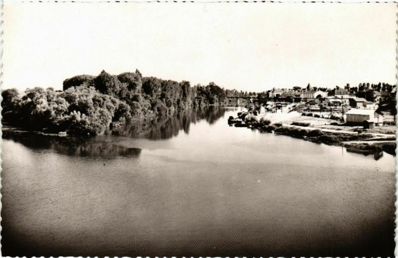 Carte postale ancienne Verdun sur le Doubs Le Port France à Verdun-sur-le-Doubs