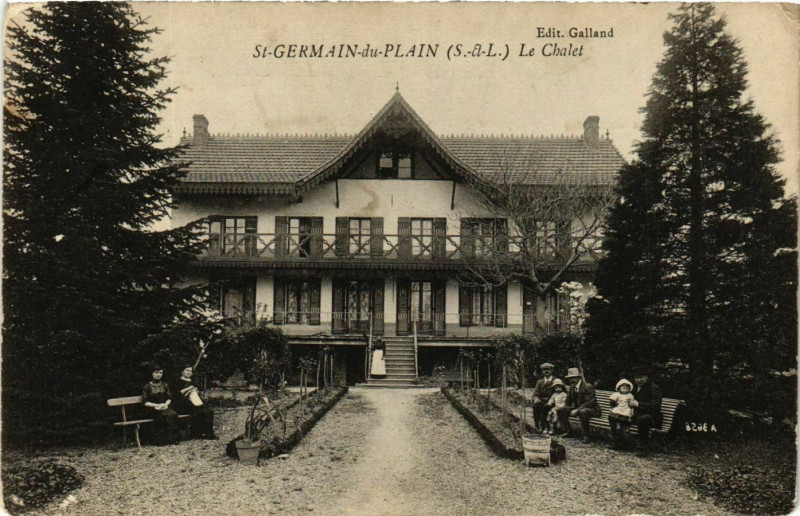 Carte postale ancienne St.Germain du Plain Le Chalet France