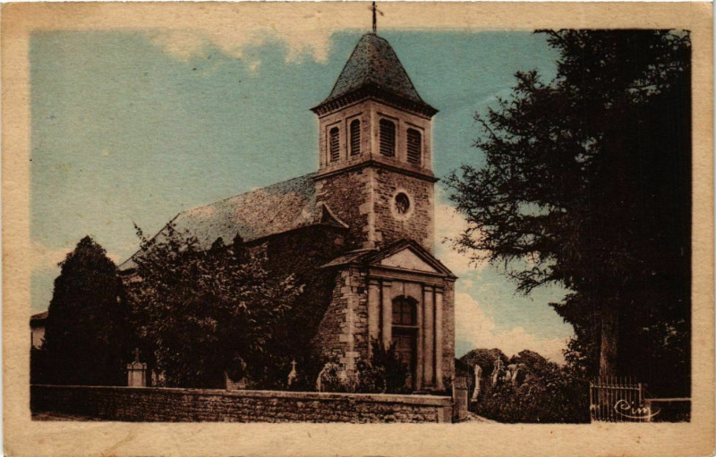Carte postale ancienne Le Maconnais Illustre, Eglise de Senozan France à Senozan