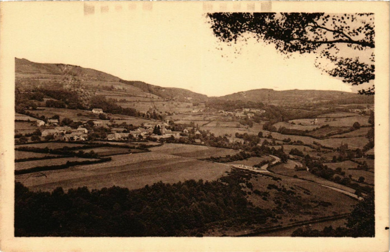 Carte postale ancienne Saint-Prix Vue sur la Vallee de la Canche France à Saint-Prix