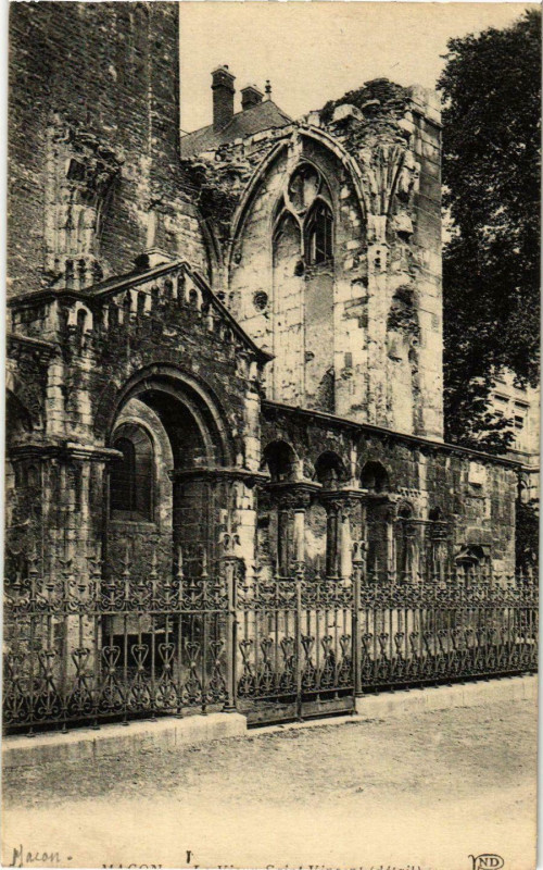 Carte postale ancienne Macon France à Mâcon