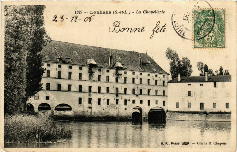 Carte postale ancienne Louhans La Chapellerie France à Louhans